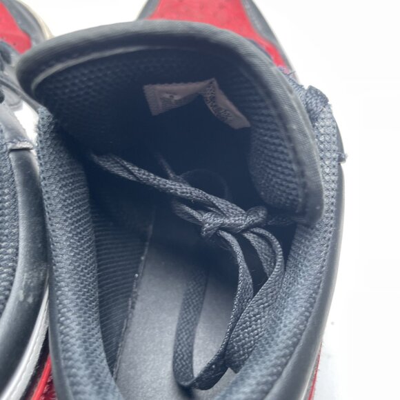 Nike Air Jordan 1 Low White/Black-Varsity Red-White 553558-161 Size 8 - Picture 13 of 16